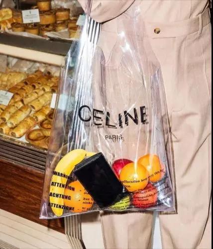 Celine的透明“水果袋”售價7000塊？ 竟意外有點好看！