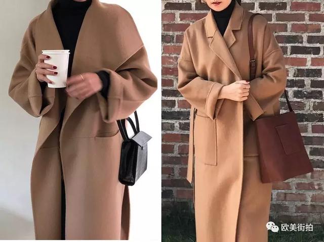 駝+黑，秋冬季最有質感的配色！