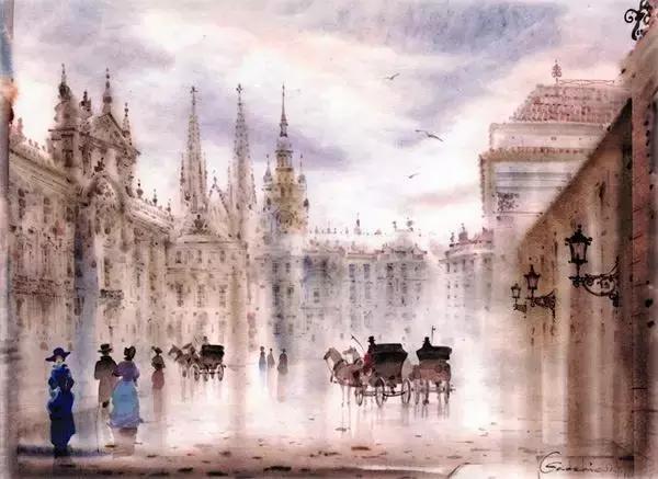 俄羅斯的水墨畫，別有一番風味！