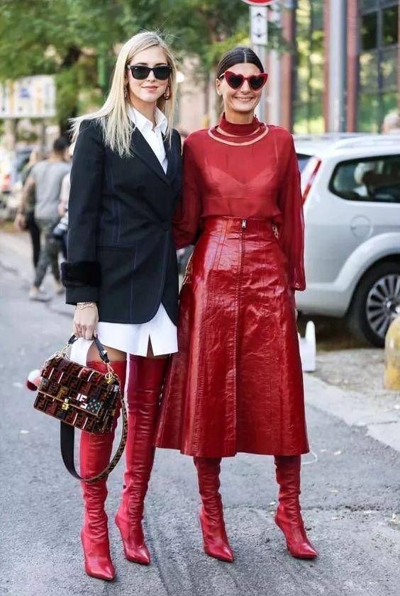 秋冬季，你穿大紅靴子，絕對能秒殺全場！