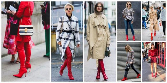 秋冬季，你穿大紅靴子，絕對能秒殺全場！