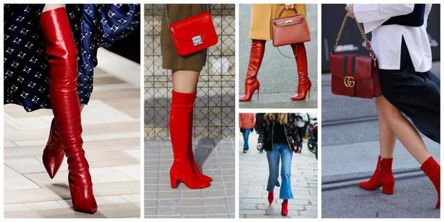 秋冬季，你穿大紅靴子，絕對能秒殺全場！