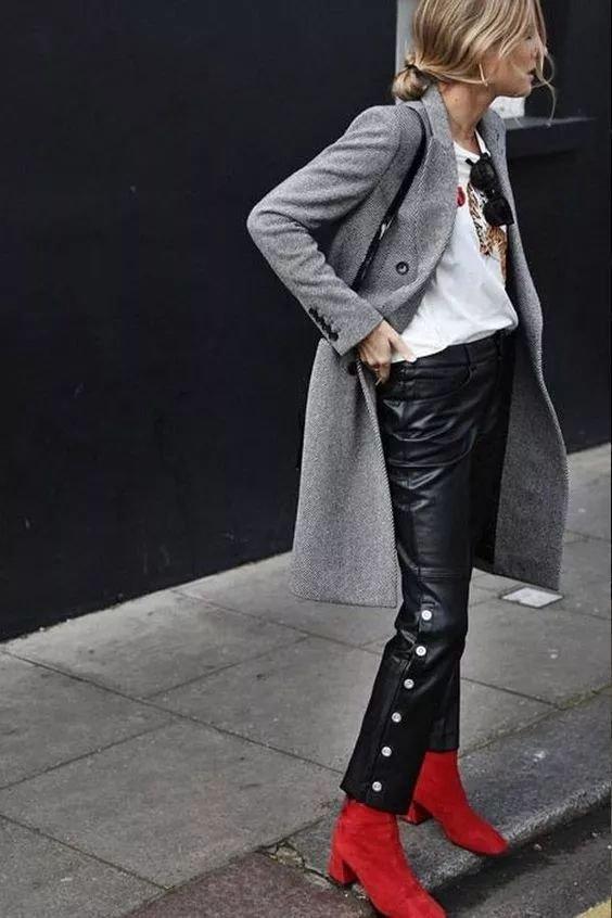 秋冬季，你穿大紅靴子，絕對能秒殺全場！