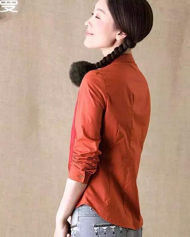 毛衣加襯衫，驚豔的舊衣改造