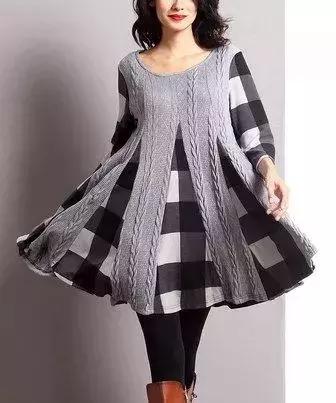 毛衣加襯衫，驚豔的舊衣改造