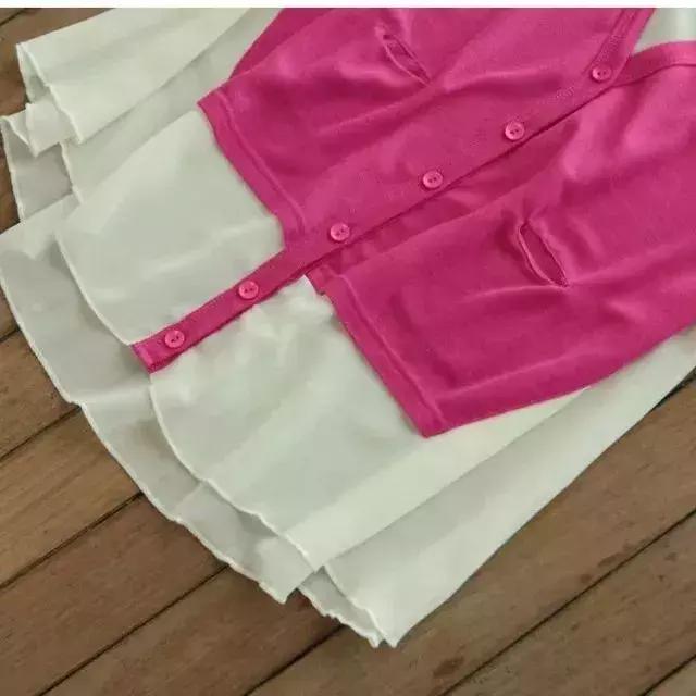 毛衣加襯衫，驚豔的舊衣改造