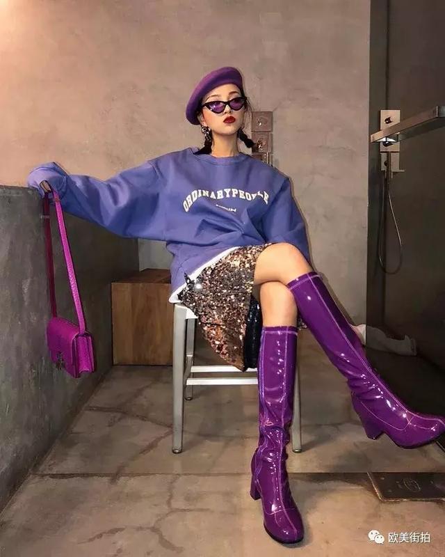 穿件紫色單品才顯高冷感還有種神秘感！