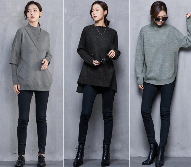 40歲女人可以這樣搭配，黑白灰也能演繹出高級感，知性又溫柔的美