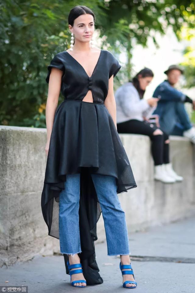 “媽媽”牛仔褲才是冬天裡我最缺的那一條!