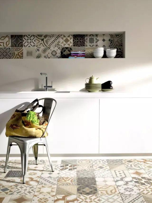 聽說時髦的人家裡瓷磚都這樣鋪，比地毯更美，還好打理！