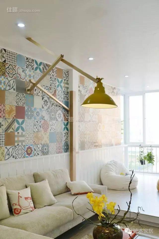 聽說時髦的人家裡瓷磚都這樣鋪，比地毯更美，還好打理！