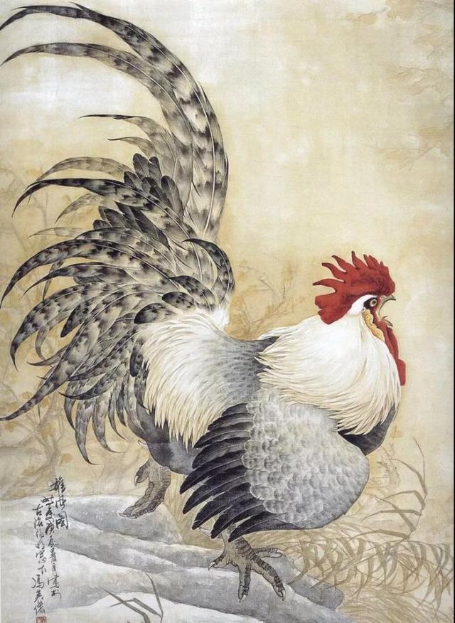 工筆大公雞