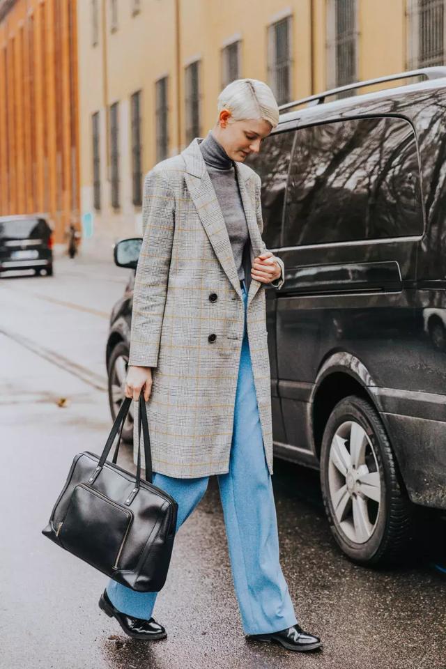 格紋大衣再火70年？ 100套美搭時髦炸了！