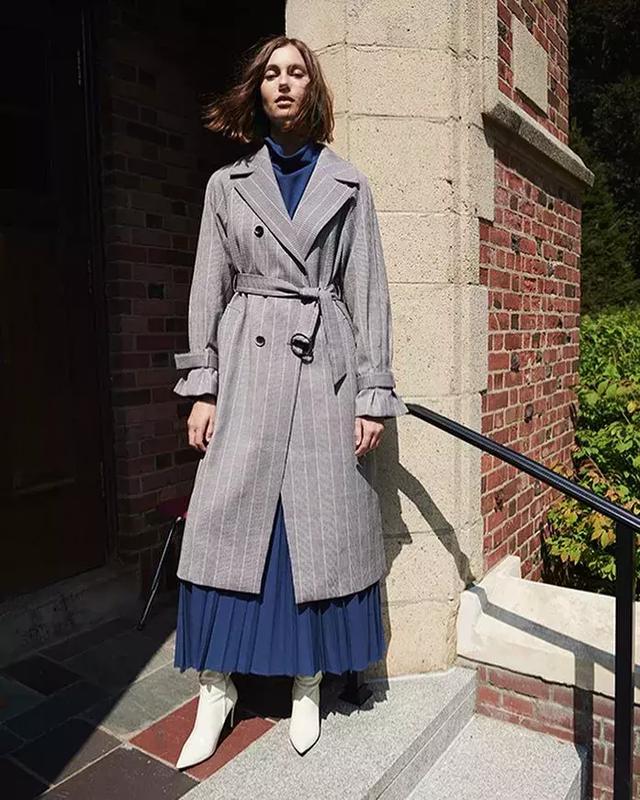 外套+裙子，這樣搭配溫暖又時髦！