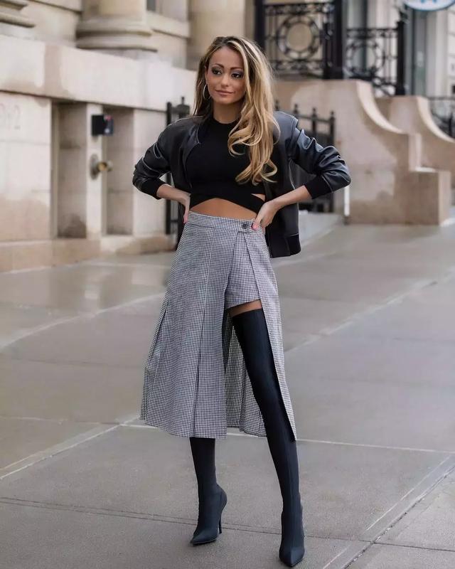 外套+裙子，這樣搭配溫暖又時髦！