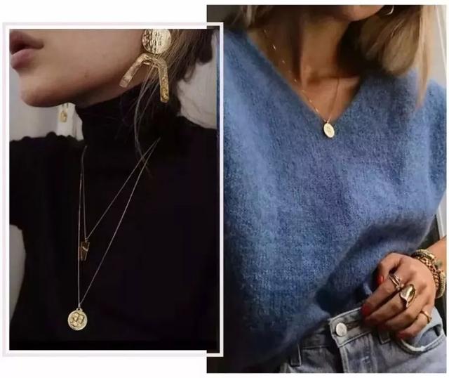 省時又省力的懶人時髦經，金幣項鍊讓你一秒變成法式chic girl！