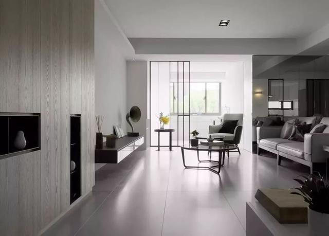 簡約的灰色地磚，貼得真好看！