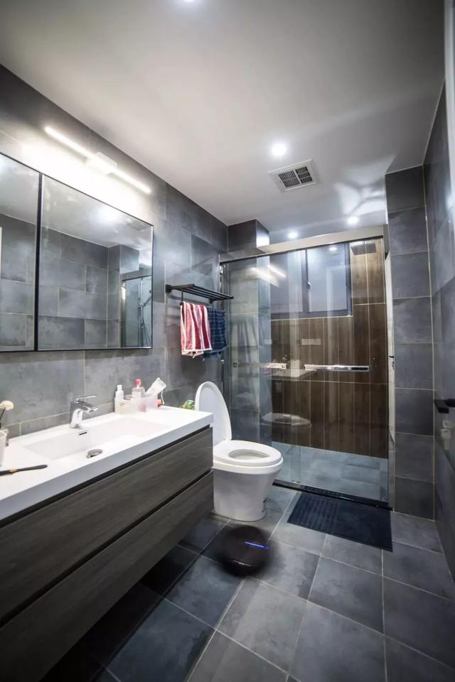 簡約的灰色地磚，貼得真好看！