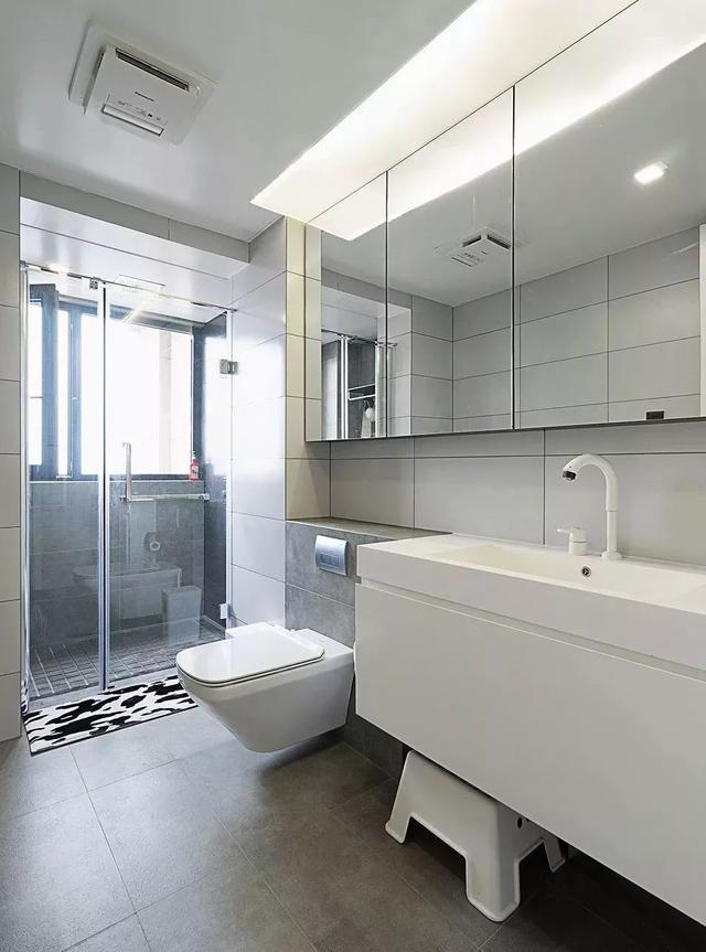 簡約的灰色地磚，貼得真好看！