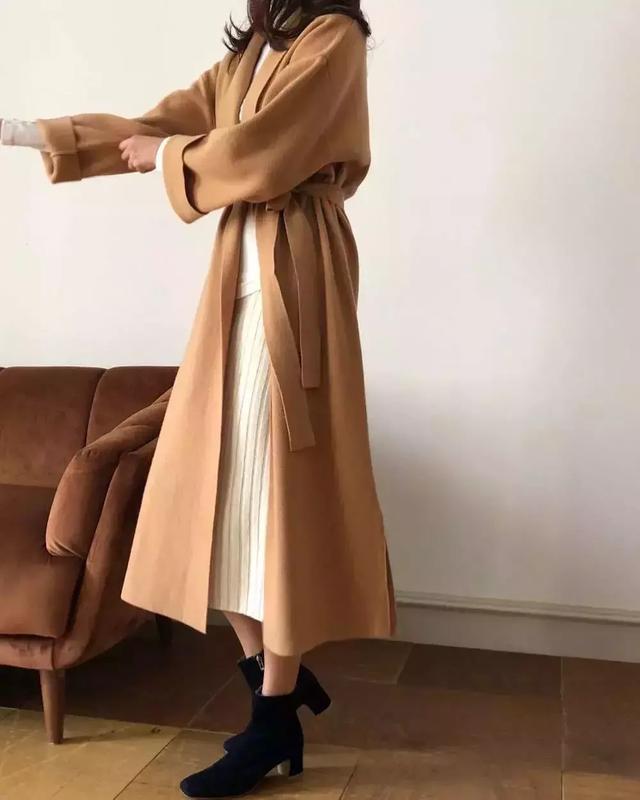 2019流行束腰大衣，火了！