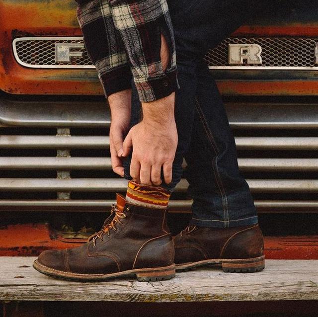 型男過冬棕色皮靴不能少！