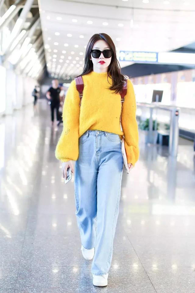 毛衣+闊腿褲，冬天最王炸的組合