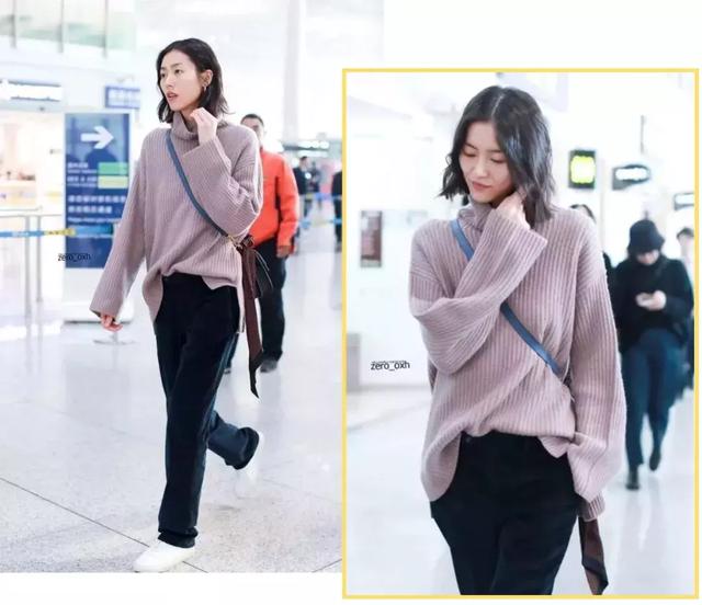 毛衣+闊腿褲，冬天最王炸的組合