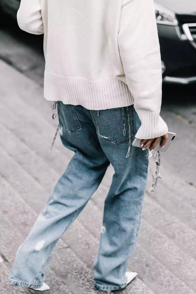 毛衣+闊腿褲，冬天最王炸的組合