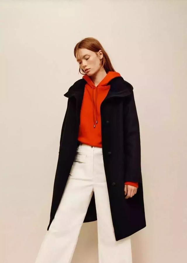 衛衣+大衣=時髦炸了！