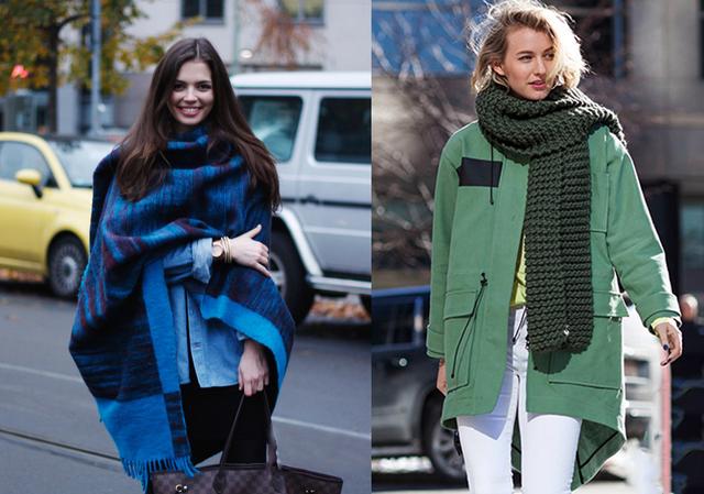 保暖舒適的圍巾配飾，讓你普通的穿搭更加時髦，展現優雅氣質