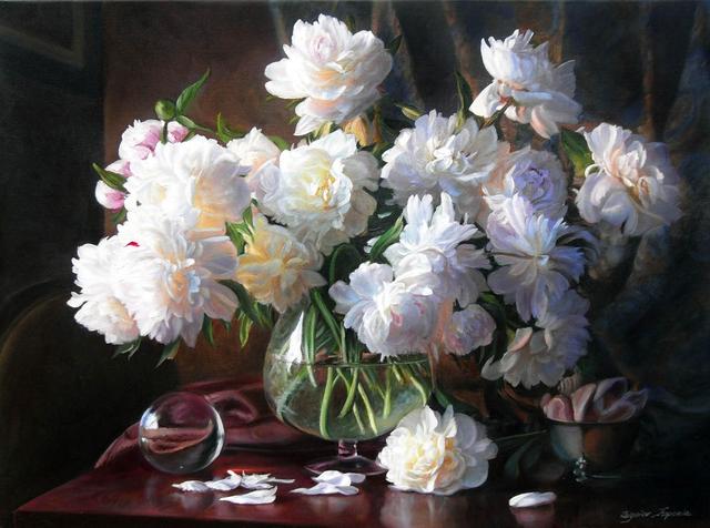 名家油畫丨一組細膩逼真的花卉繪畫作品，漂亮極了~