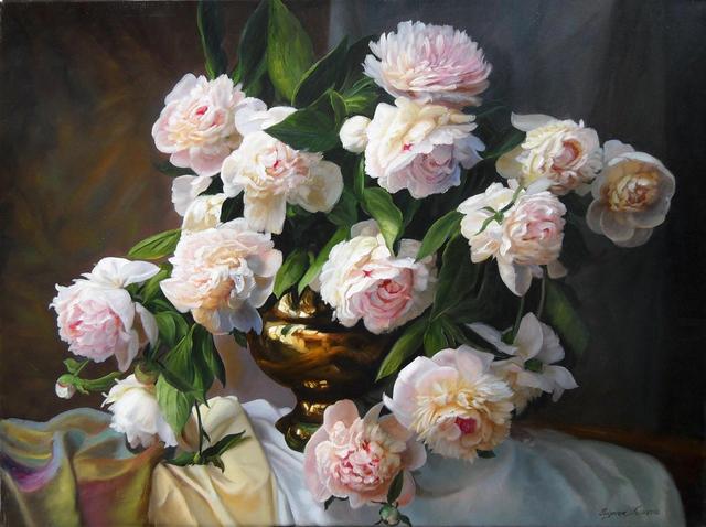 名家油畫丨一組細膩逼真的花卉繪畫作品，漂亮極了~