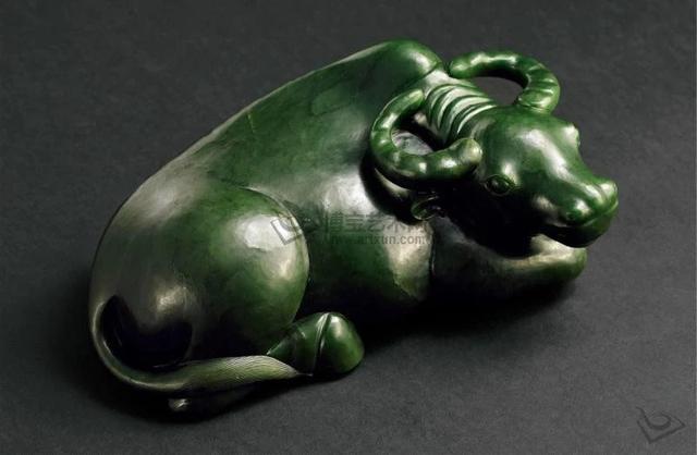 50件清代碧玉件，美翻了！