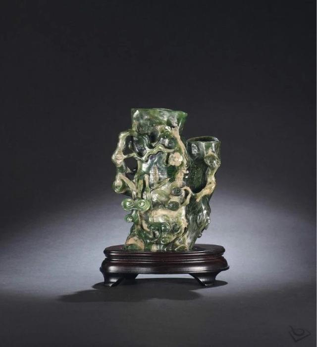 50件清代碧玉件，美翻了！