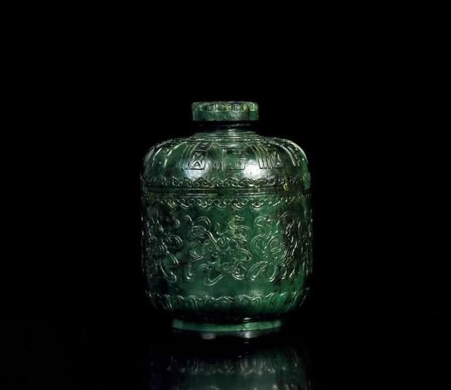 50件清代碧玉件，美翻了！