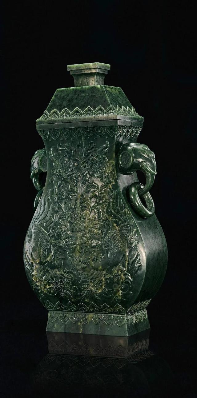 50件清代碧玉件，美翻了！