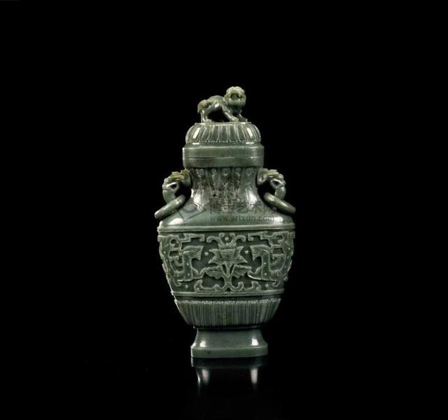 50件清代碧玉件，美翻了！