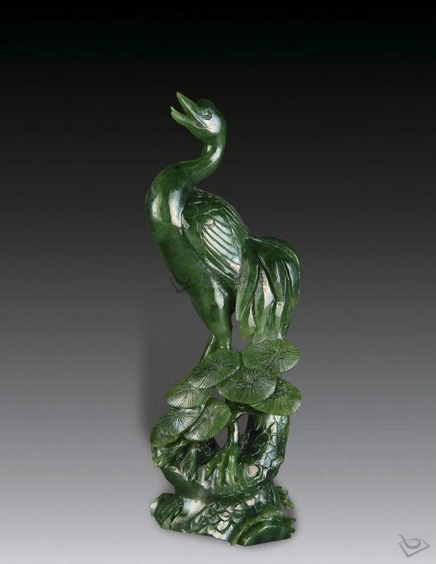 50件清代碧玉件，美翻了！