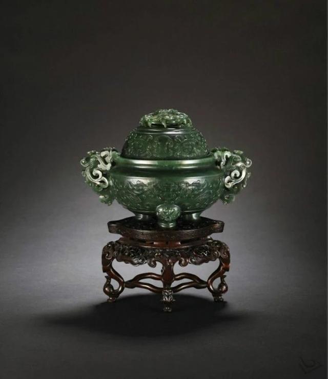 50件清代碧玉件，美翻了！