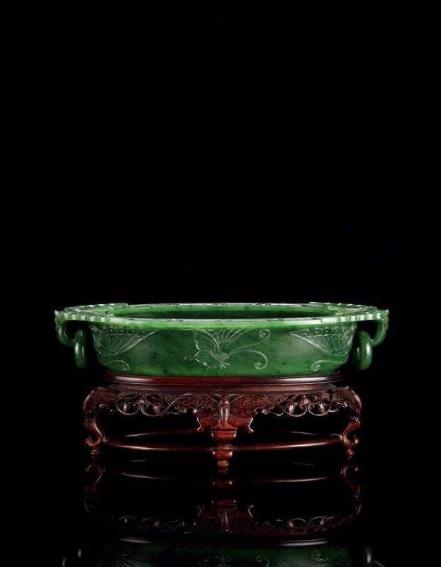 50件清代碧玉件，美翻了！