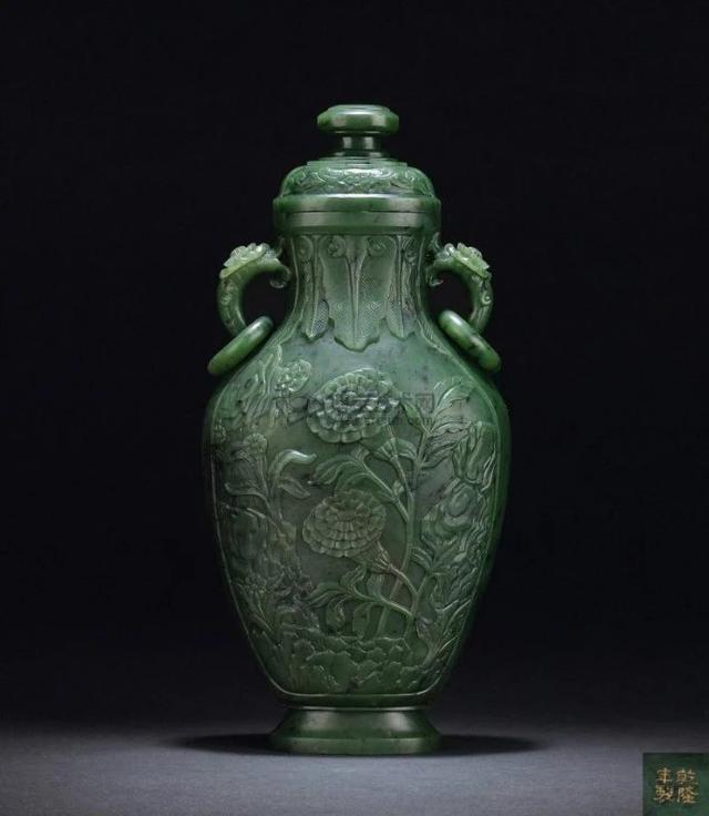 50件清代碧玉件，美翻了！