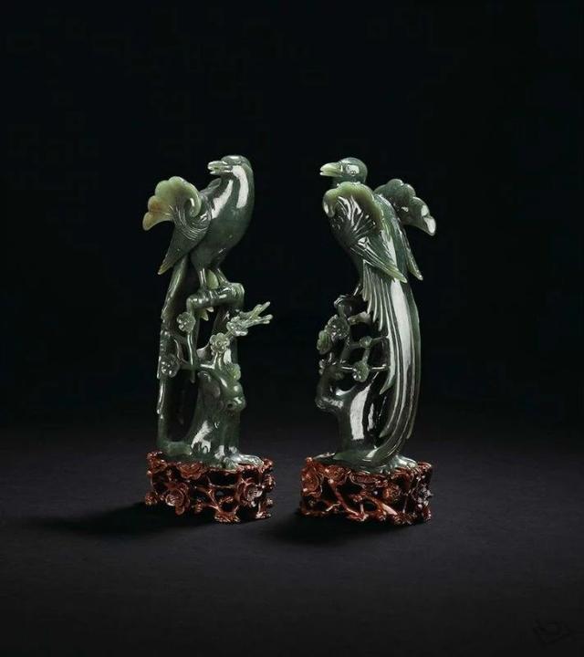 50件清代碧玉件，美翻了！