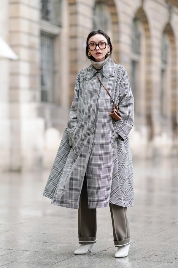 越簡單越好看，大衣+高領衫穿出高級感！