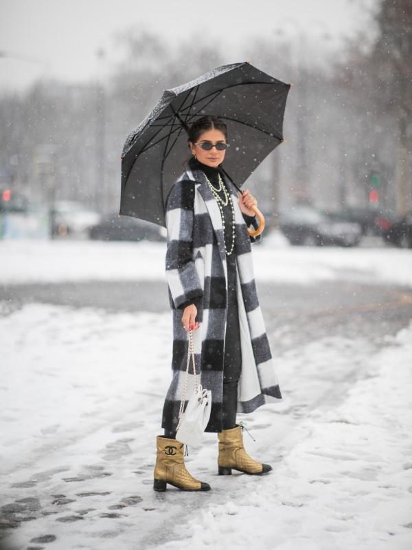 越簡單越好看，大衣+高領衫穿出高級感！