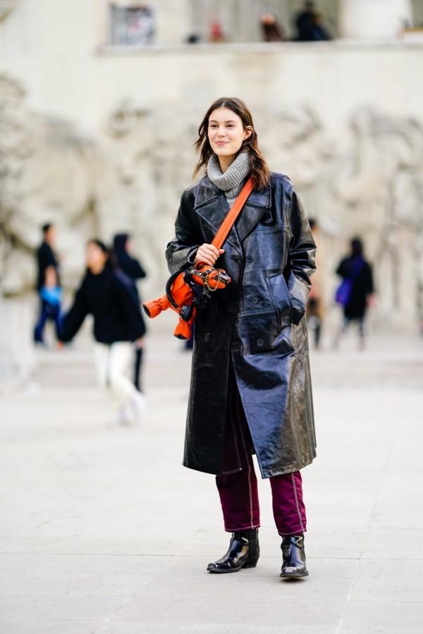 越簡單越好看，大衣+高領衫穿出高級感！