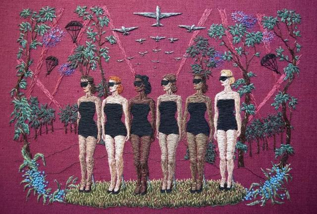 十字繡有什麼，他能用針線講故事