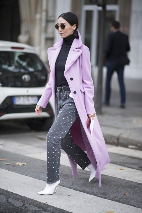 高級灰搭配少女粉既靚麗還很時髦