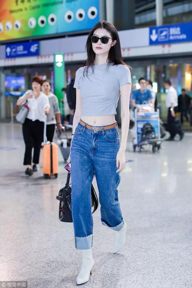 闊腿褲配襪靴,粗短腿的救星