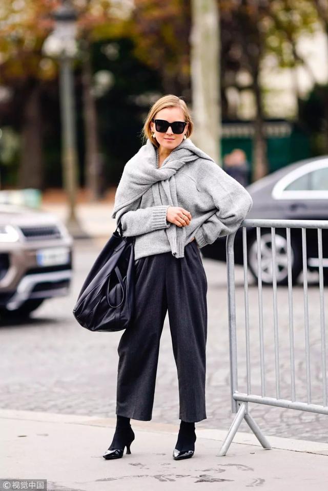 闊腿褲配襪靴,粗短腿的救星
