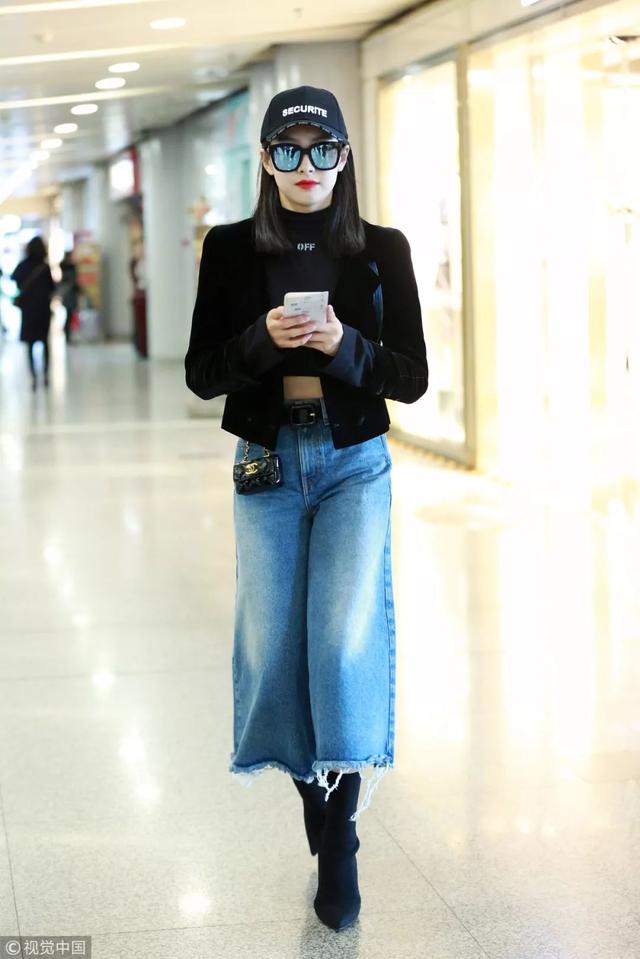 闊腿褲配襪靴,粗短腿的救星